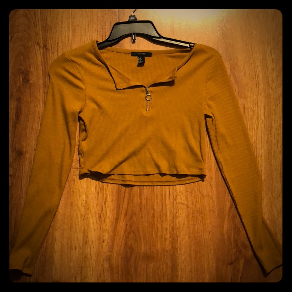 Forever 21 long sleeve crop top!!!!